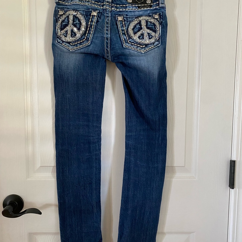 Girl’s Miss Me skinny jeans denim pants size 8
